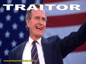 George Bush Sr, Traitor Reported by Holmseth