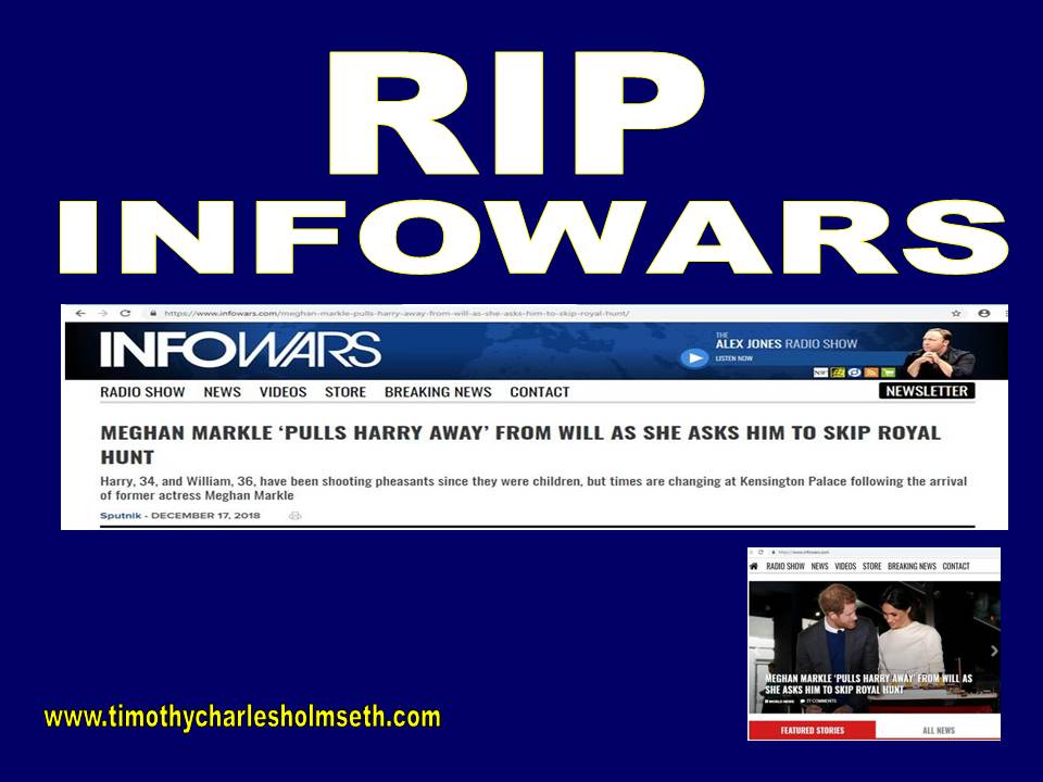 Rip infowwars - rip infowwars - rip infowwars - rip in.