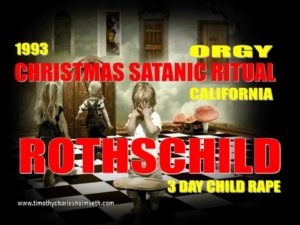 Christmas satanic ritual rothchild.