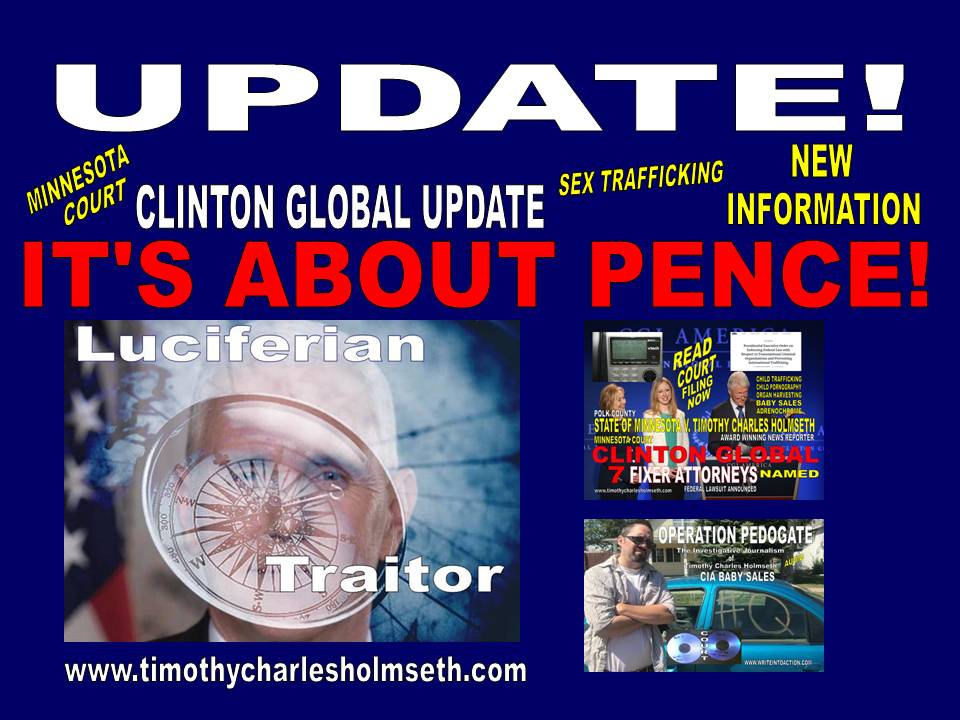 A poster with the words clinton global update it's about fence.