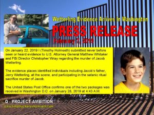 A flyer with a picture of a boy in front of a fence.