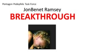 The cover of jon benet ramsey's breakthrough.