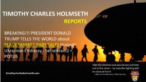 Timothy charles holland reports breaking president donald trump breaking the world market.