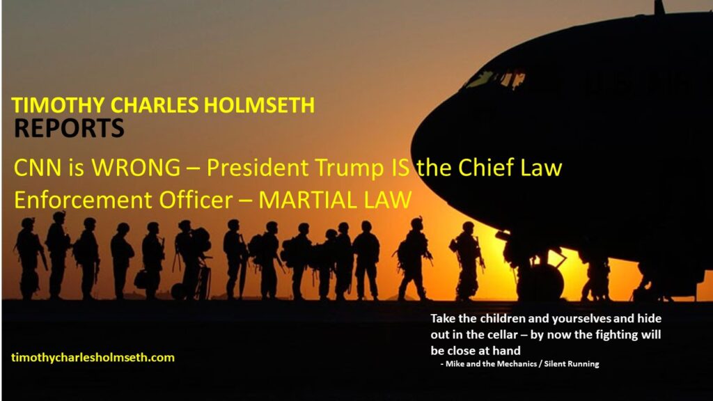 Timothy charles houston reports on trump the chief law enforcement officer.