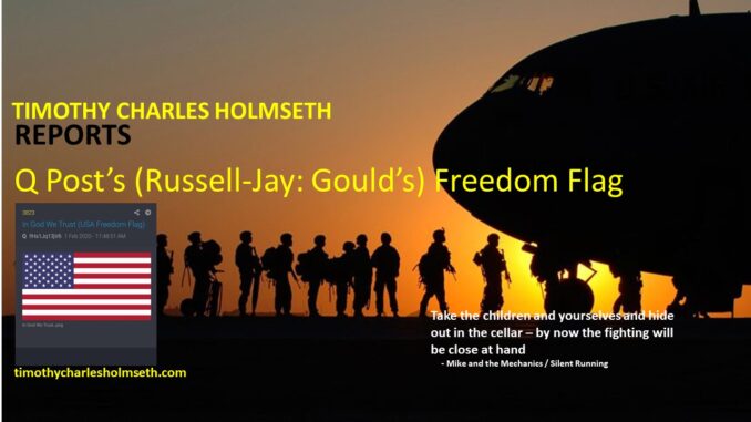 Q POST RUSSELL FLAG