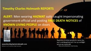 Hazmat Men in Queue Before a Plane, PPTF