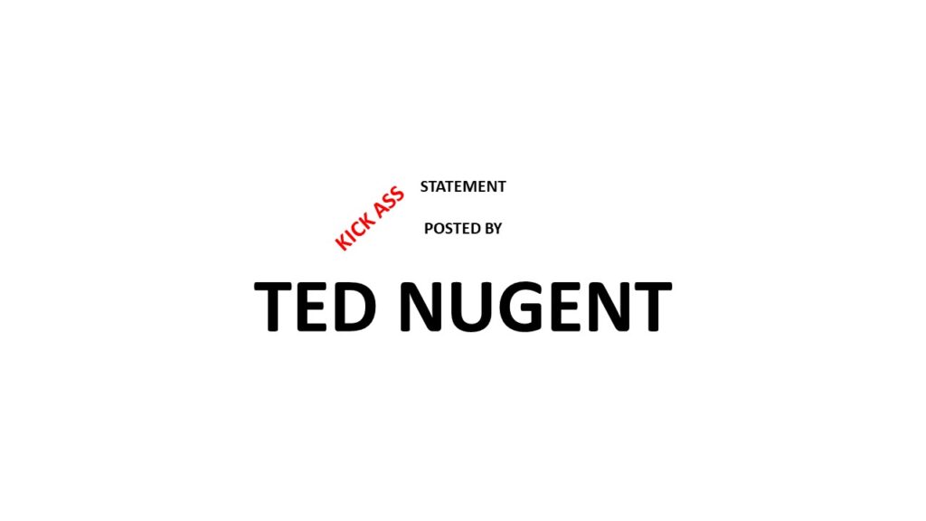 Ted nugent's logo on a white background.