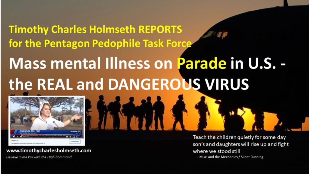 Timothy charles holland reports on mass mental illness and the real and dangerous.