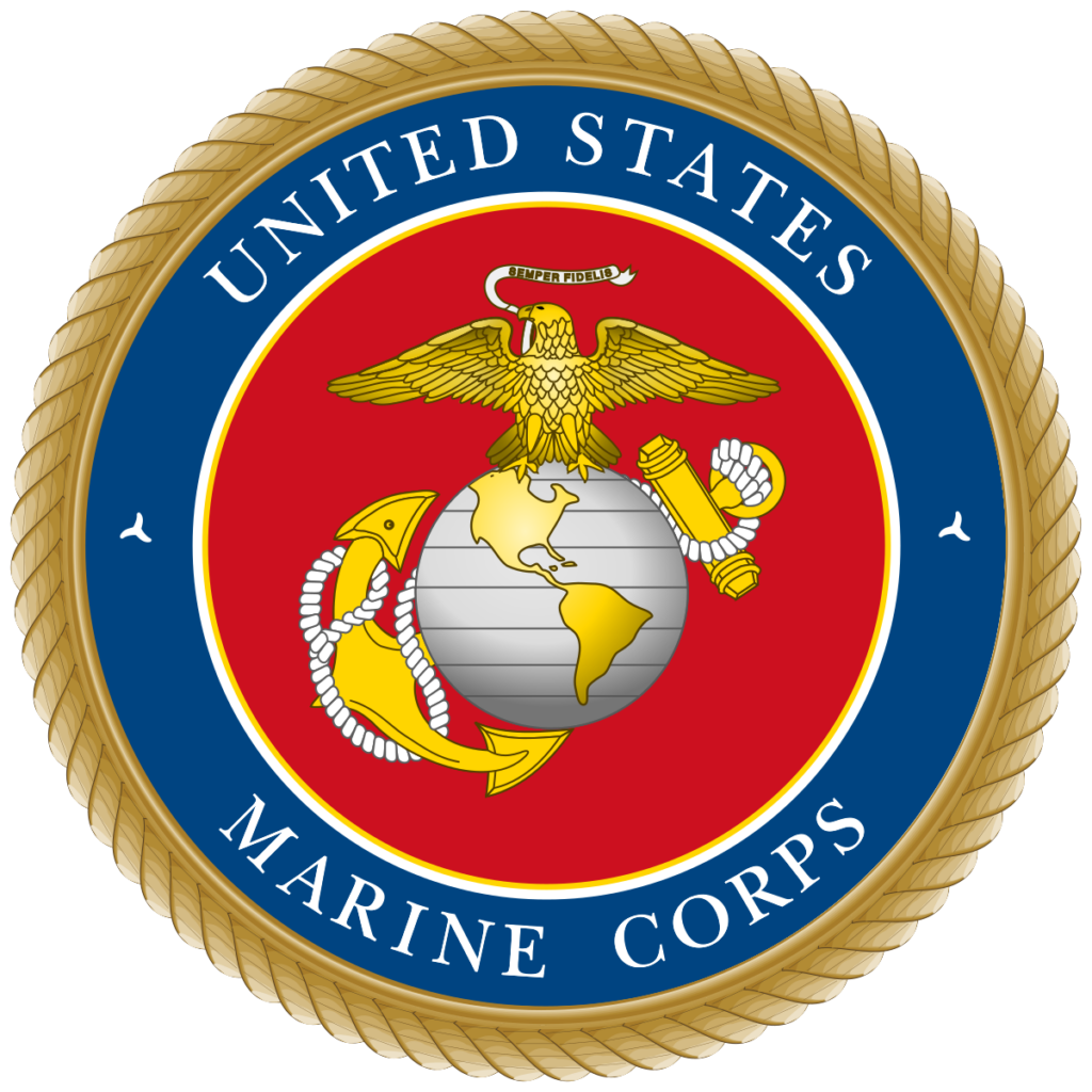 The united states marine corps logo.