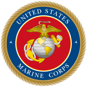 The united states marine corps logo.