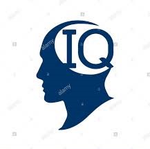 A human head with the word iq on it.