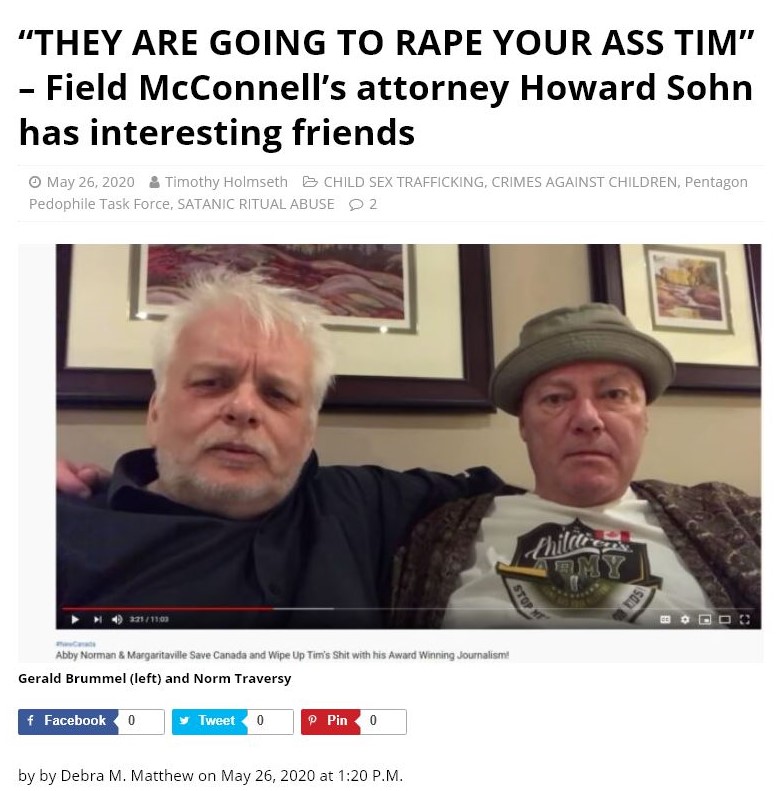 They're going to rape your tim.