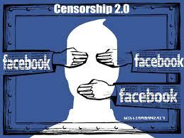 A poster with the words censorship 2 0 on it.