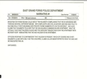 first narrative east grand forks pd