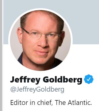 An image of jeffrey goldberg on twitter.
