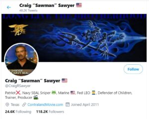 Twitter banner of Craig Sawyer