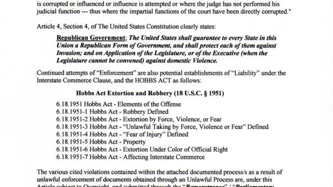E Clause LLC Notice to Agent & Principle 2