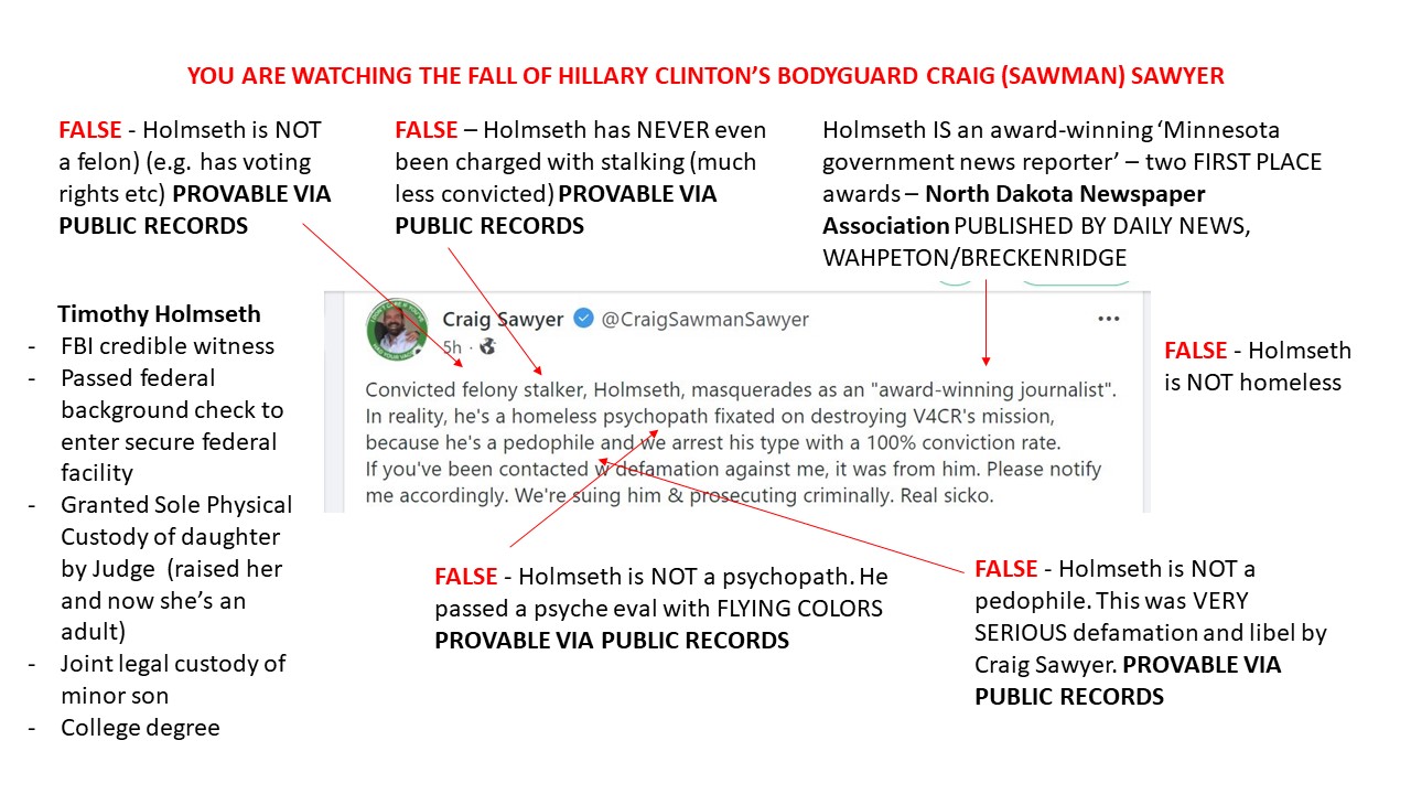 Fall of Craig Sawyer, Hillary Clintons Bodyguard