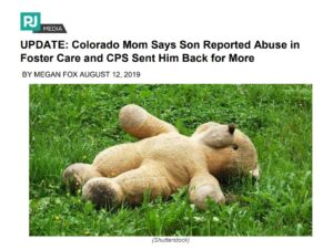 A Teddy Bear Lying on Ground, Update on Foster Care Case