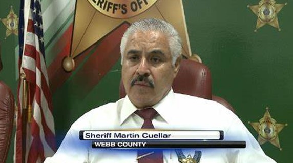 Sheriff martin duller speaks to the media.