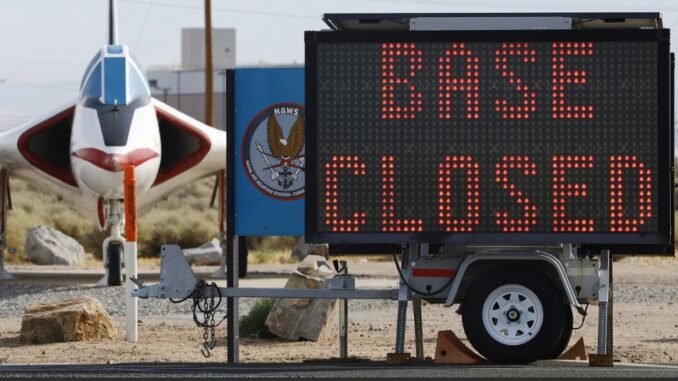 china lake closed