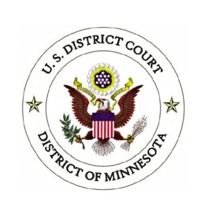 US district court logo with white background