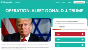 Operation to Alert Donald Trump Launched