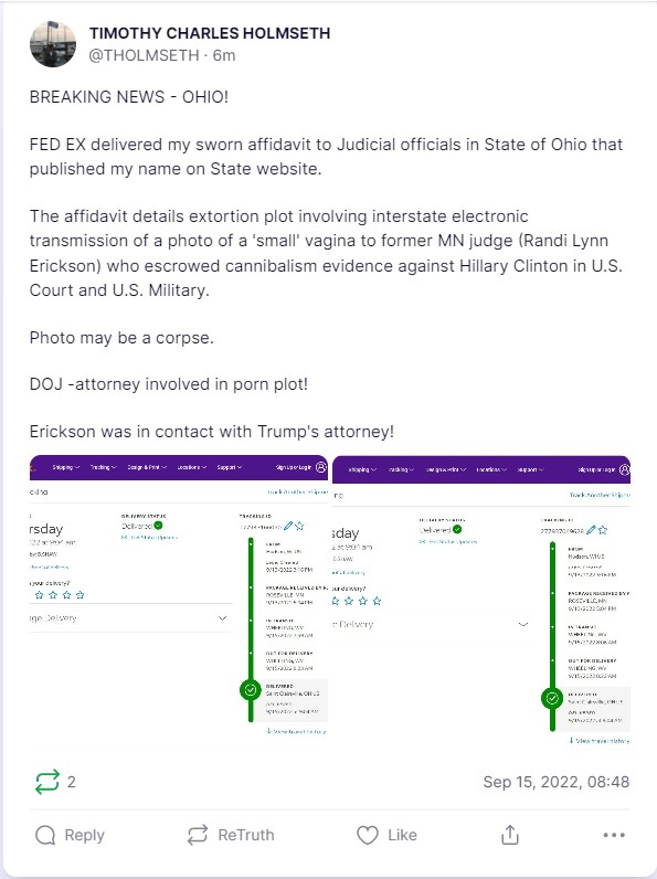 BREAKING NEWS - OHIO - DOJ/ATTORNEY INVOLVED IN PORN PLANTING PLOT
