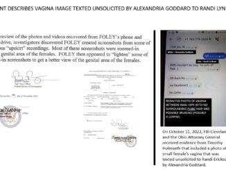 FBI complaint describe vagina photo sent to Randi by Goddard