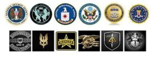 Federal and Military Logos, Holmseth shared to Identify