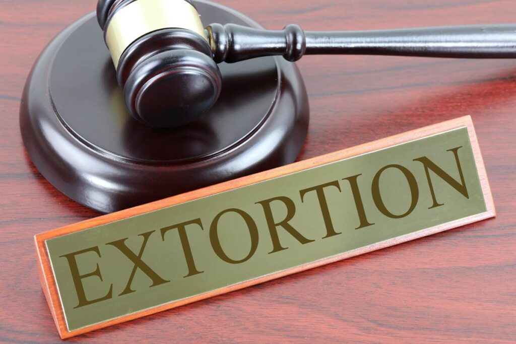 An extortion