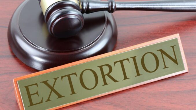 extortion court