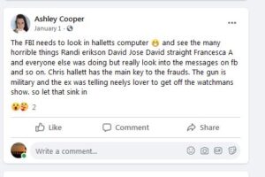 Ashley cooper's facebook page.