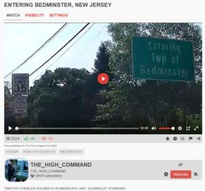 A video showing the high command in new jersey.