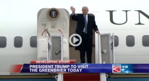 President trump visits the green house today.