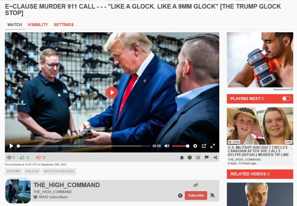 TRUMP, SUMMERVILLE, SOUTH CAROLINA, AND A GLOCK - TIMOTHY CHARLES ...