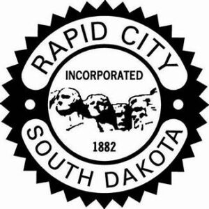 The logo for rapid city incorporated south dakota.