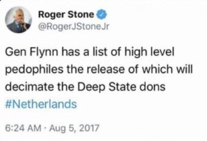 Roger stone has a list of high level peloponnese to determine which state will be the deepest.