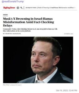 Elon musk's face is shown on the front page of a newspaper.