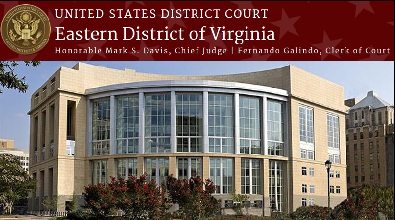 U s district court eastern district of virginia.
