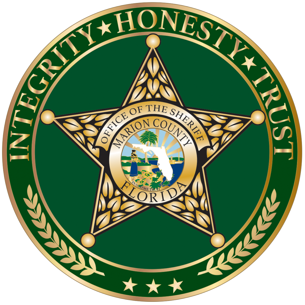 The florida sheriff's department integrity honesty trust logo.