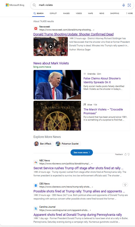 STRANGE: MAINSTREAM NEWS STORIES FULLY POPULATE COMPUTER PAGES WITH STRANGE: MAINSTREAM NEWS STORIES FULLY POPULATE COMPUTER PAGES WITH