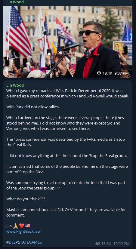 TRUMP ROCKS LIN WOOD'S WORLD with ANNOUNCEMENT about J6 on the DAN ...