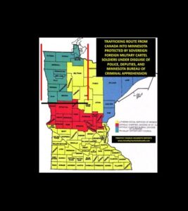 CANADA MINNESOTA CARTEL MAP