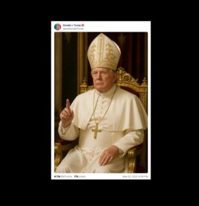 trump pope elon musk timothy dolan