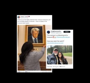 HORABUENO SAWYER TRUMP PORTRAIT