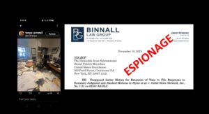 BINNALL ESPIONAGE