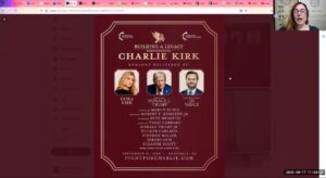 CHARLIE KIRK JESSIE CZEBOTAR FLYER