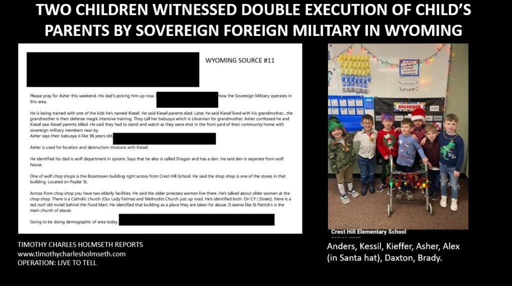 WYOMING BOYS WITNESSED EXECUTIONS