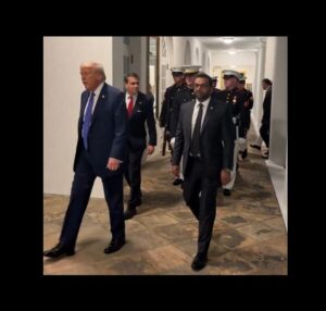 patel trump marines oval office